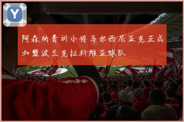 阿森纳青训小将马尔西尼亚克正式加盟波兰克拉科维亚球队